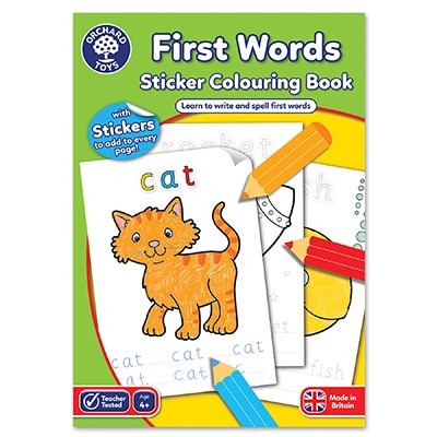 First Words Colouring Orchard Toys (£3.99)